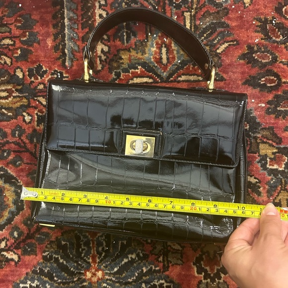 Vintage Italian Leather Handbag - Picture 3 of 7